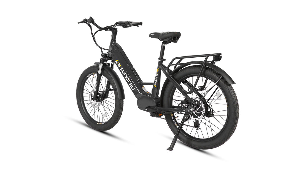 e commuter bicycle black